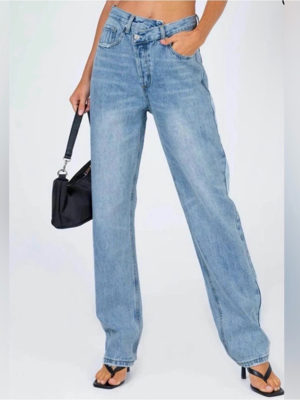 Princess Polly Asymmetric Jeans